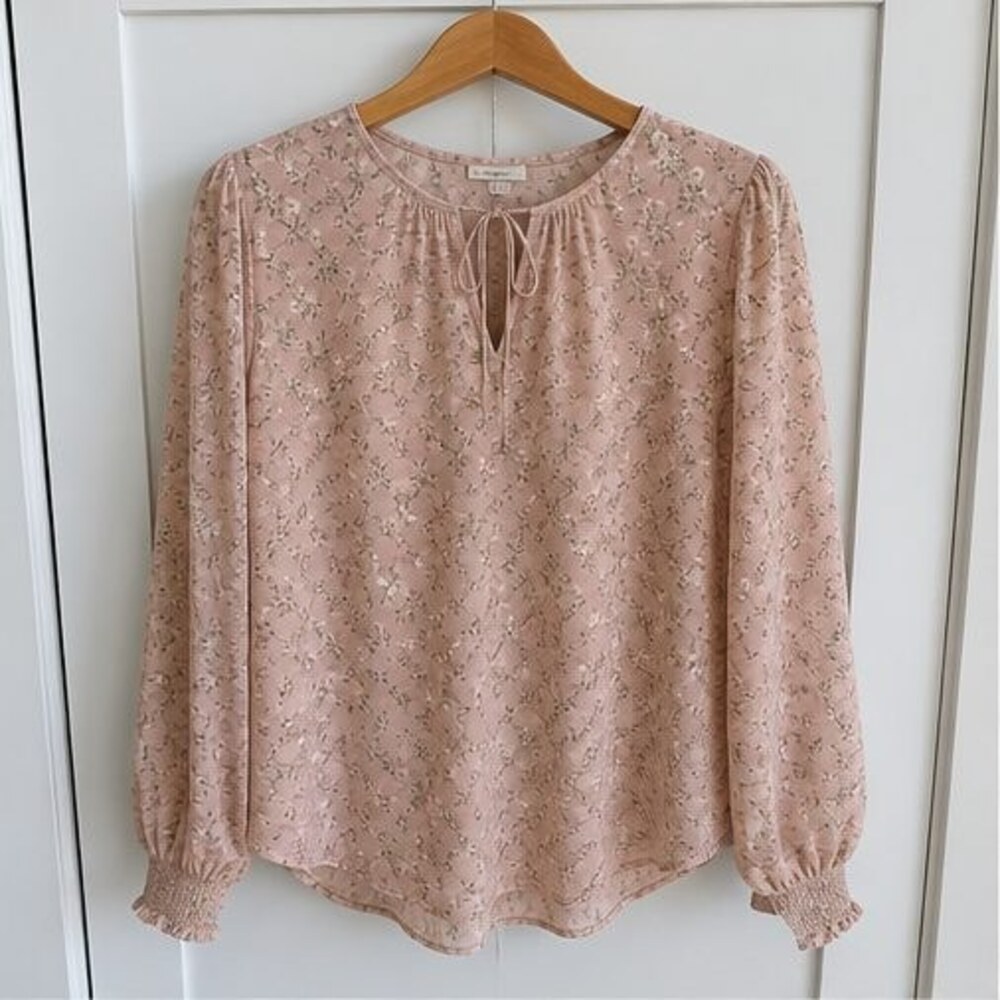 Blush Puff Sleeve Top